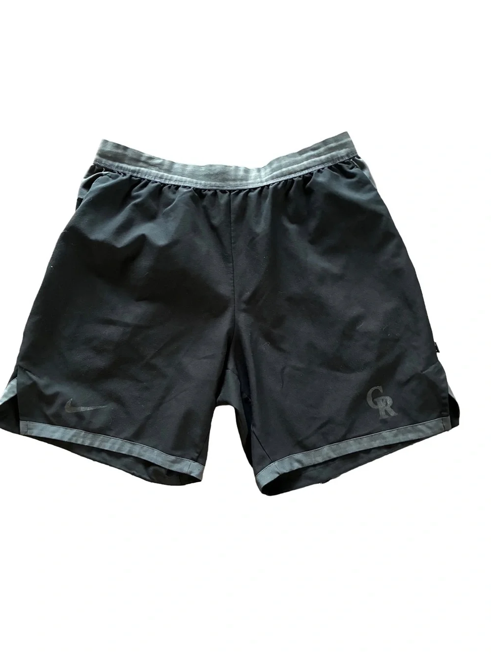 Nike Colorado Rockies Team Issued Dustin Garneau Dri-FIT Shorts XL